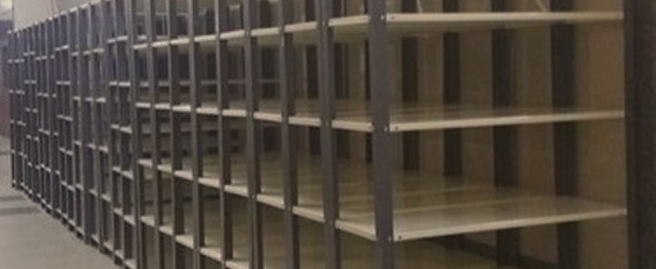 Slotted Angle Shelving at driftwood