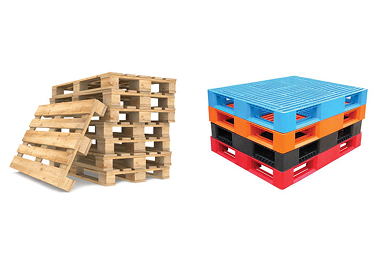 Wooden and Plastic Pallets in dubai