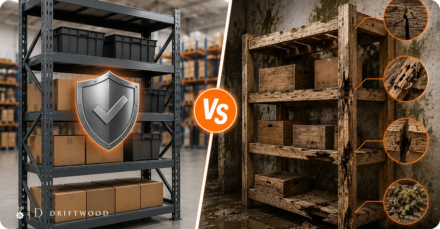 Durability Comparison_ Metal vs Wooden Racks
